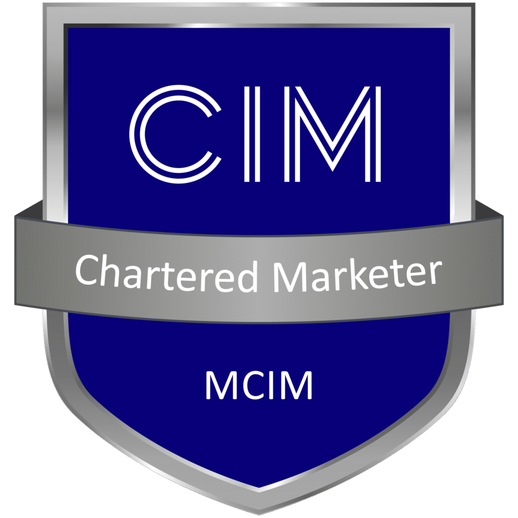 Awarded Badge for CIM Chartered Marketer MCIM